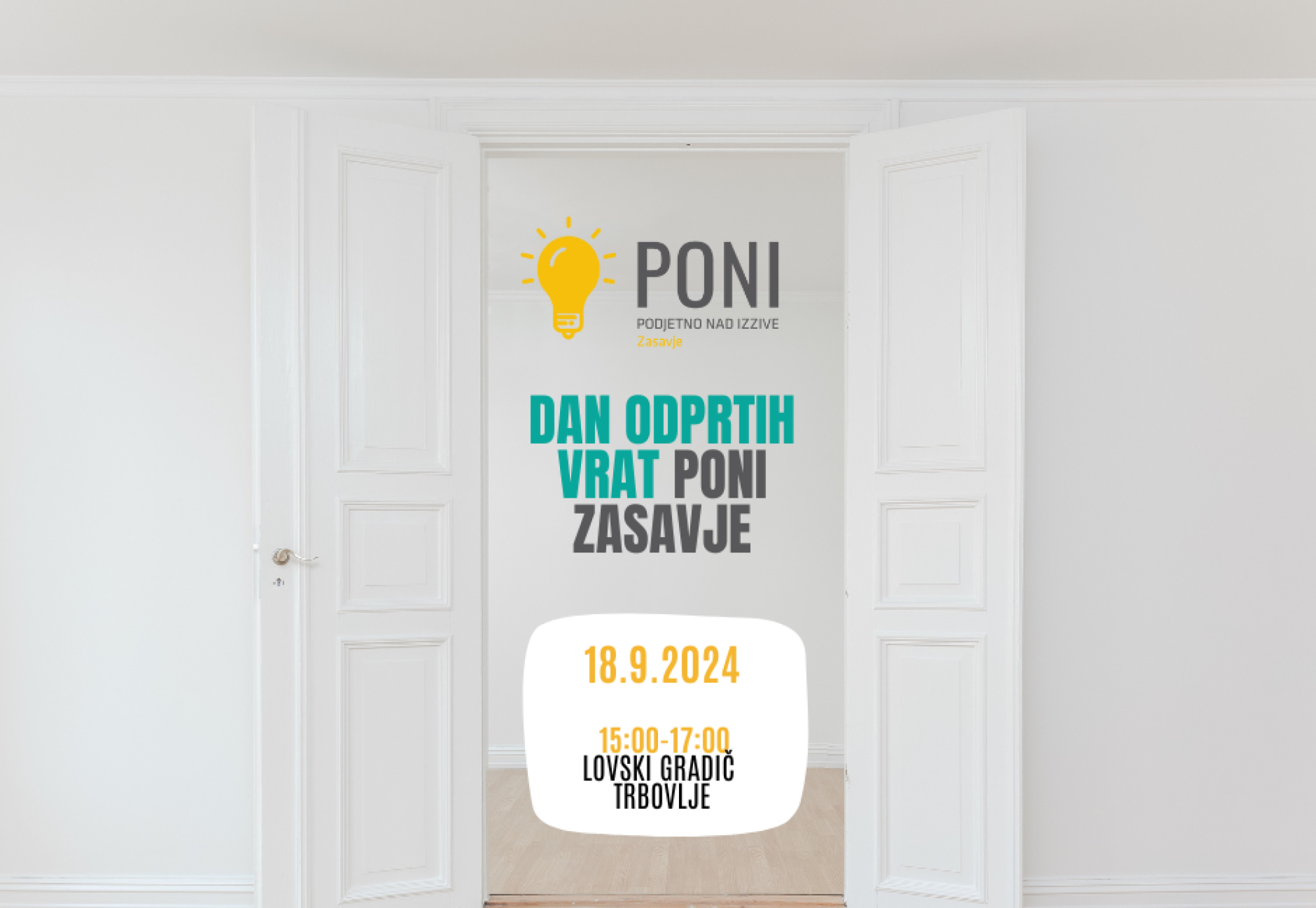 [VABILO] Dan odprtih vrat programa PONI Zasavje 2023-2028